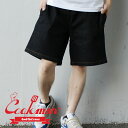 CookmanK戵X y{EKiz Vi NbN} Cookman Chef Short Pants VFtpc V[c V[gpc DENIM BLACK fj ubN Y fB[X