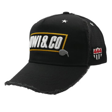 新品 ヨシノリコタケ YOSHINORI KOTAKE x キウィアンドコー KIWI&CO. TWILL MESH CAP キャップ BLACK ブラック 黒 メンズ 39ショップ