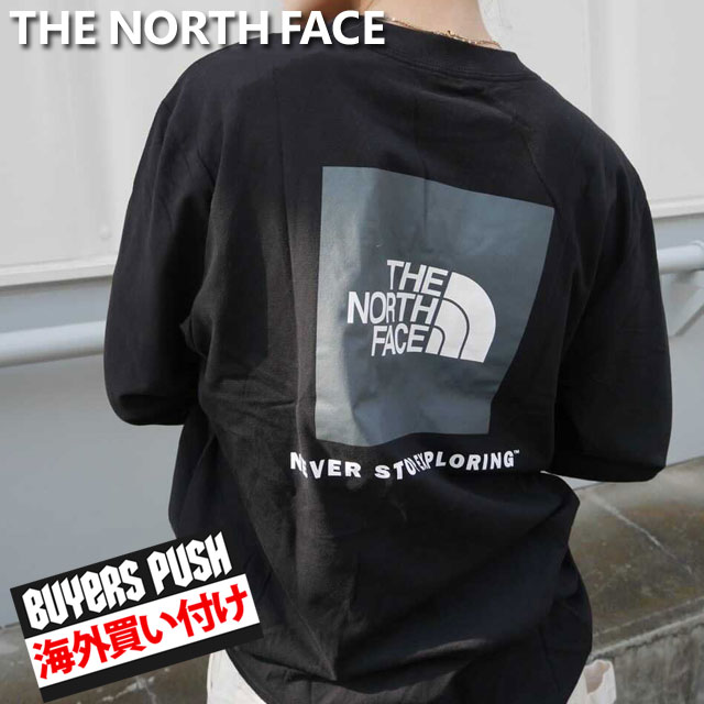 【本物・正規品】 【海外買付】【正規品】【並行輸入品】 新品 ザ ノースフェイス THE NORTH FACE M L/S BOX NSE TEE ロンT ロンティー 長袖Tシャツ BLACK ブラック 黒 メンズ