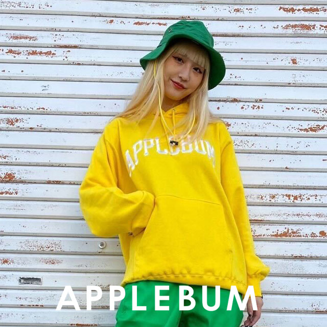 【数量限定特別価格】 APPLEBUM正規取扱店 【本物 正規品】 新品 アップルバム APPLEBUM Pirates Logo Sweat Parka パイレーツロゴ プルオーバーパーカー YELLOW イエロー メンズ