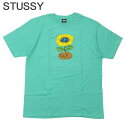 ステューシー ペアTシャツ 【本物・正規品】 新品 ステューシー STUSSY Sunflower Tee Tシャツ GREEN グリーン 緑 メンズ