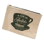 【本物・正規品】 新品 ラルフズ コーヒー Ralph's Coffee ZIPPER POUCH ジッパー ポーチ NATURAL ナチュラル メンズ レディース ポロ ラルフローレン POLO RALPH LAUREN