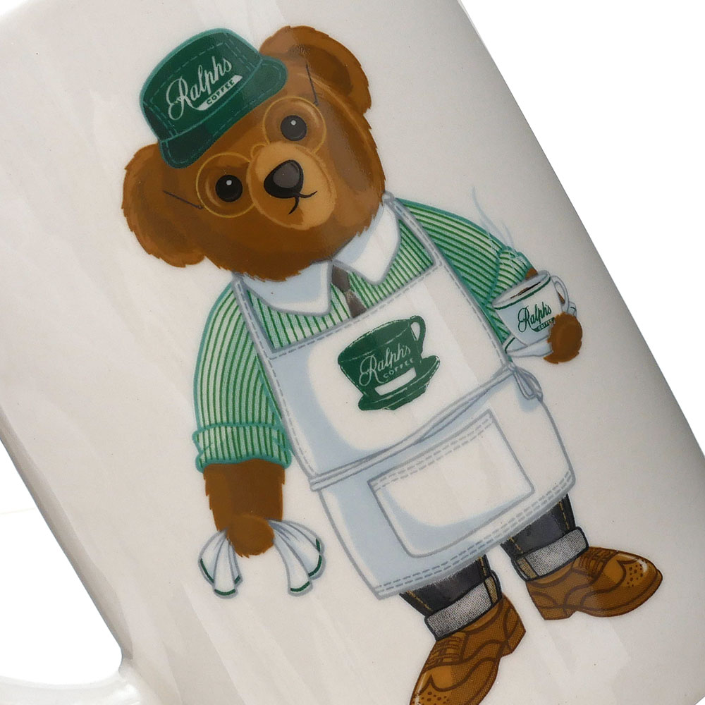 【本物・正規品】 新品 ラルフズ コーヒー Ralph's Coffee BARISTA BEAR MUG CUP マグカップ WHITE ホワイト メンズ レディース ポロ ラルフローレン POLO RALPH LAUREN