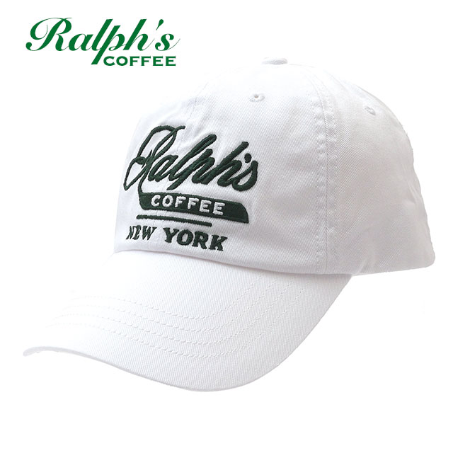 新品 ラルフズ コーヒー Ralph's Coffee Twill Cap ツイルキャップ WHITE ホワイト メンズ レディース ポロ ラルフローレン POLO RALPH LAUREN 39ショップ
