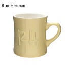【本物 正規品】 新品 ロンハーマン Ron Herman RH Emboss Logo Mug マグカップ LT.YELLOW ライトイエロー メンズ レディース
