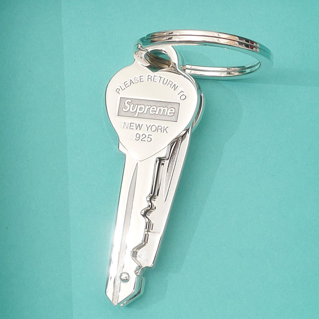 ʪʡ  ץ꡼ SUPREME x ƥեˡ TIFFANY&CO. Heart Knife Key Ring ...