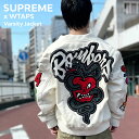 y{EKiz Vi Vv[ SUPREME x _u^bvX WTAPS Varsity Jacket o[VeB[ WPbg X^W WHITE zCg  Y 21274SPD-JKM01S (W)TAPS