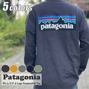 新品 パタゴニア Patagonia M's L/S P-6 Logo Responsibili Tee ロングスリーブ P-6ロゴ レスポンシビリ 長袖Tシャツ 38518 メンズ レディース 39ショップ