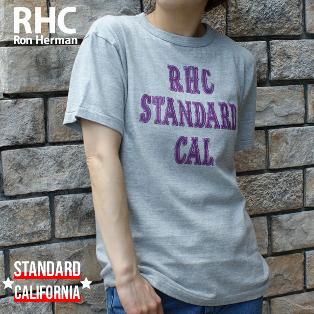 ロンハーマン 【本物・正規品】 新品 ロンハーマン RHC Ron Herman x スタンダードカリフォルニア STANDARD CALIFORNIA SD RHC Logo Tee Tシャツ GRAY グレー 灰色 メンズ
