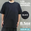 y{EKiz Vi T[X Ap LOS ANGELES APPAREL 8.5oz Binding Garment Dye Tee XAp n TVc BLACK ubN  Y