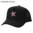 y{EKiz Vi VmR^P YOSHINORI KOTAKE x o[j[Y j[[N BARNEYS NEWYORK BLACK LINE SPANGLE STAR MESH CAP Lbv BLACK ubN  Y