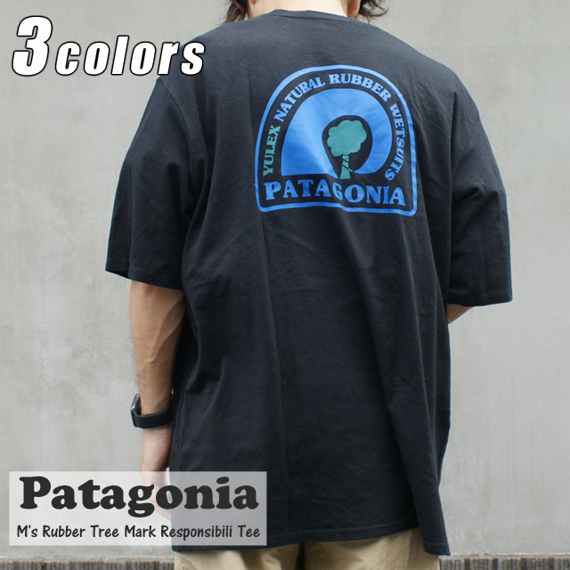 【本物 正規品】 新品 パタゴニア Patagonia M 039 s Rubber Tree Mark Responsibili Tee メンズ ラバー ツリー マーク レスポンシビリ Tシャツ 37544 メンズ レディース アウトドア キャンプ