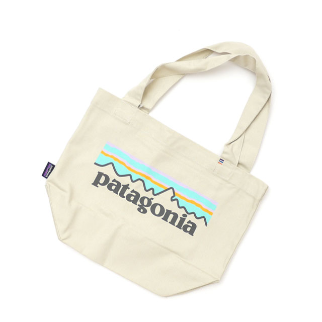 【本物・正規品】 新品 パタゴニア Patagonia P-6 Logo Mini Tote トートバッグ エコバッグ Bleached Stone ベージュ PLBE 59275 メンズ レディースのサムネイル