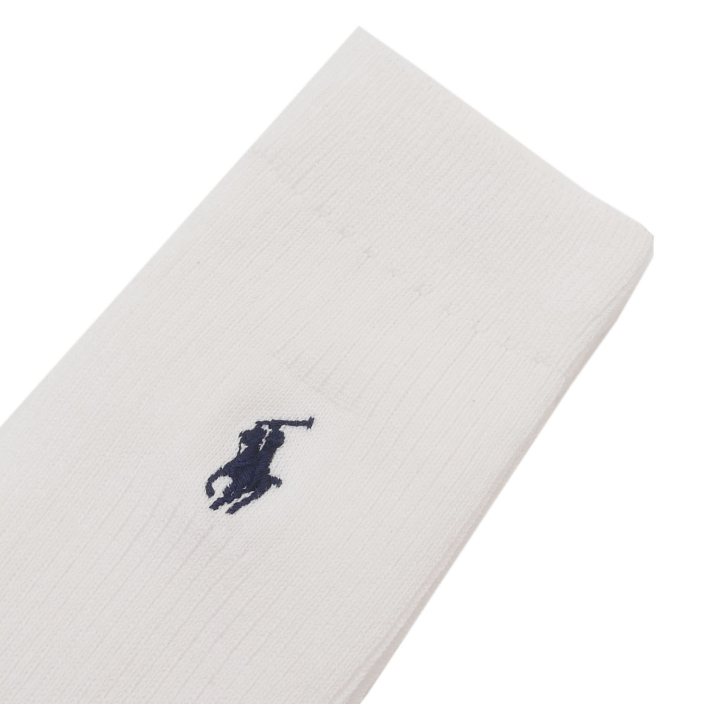 新品 ポロ ラルフローレン POLO RALPH LAUREN CREW SOCKS クルー ソックス 靴下 WHITE ホワイト 白 メンズ レディース 39ショップ