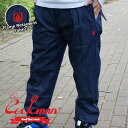 Cookman正規取扱店 【本物 正規品】 新品 クックマン Cookman Chef Pants BBQ Denim シェフ パンツ バーベキュー デニム NAVY ネイビー メンズ レディース