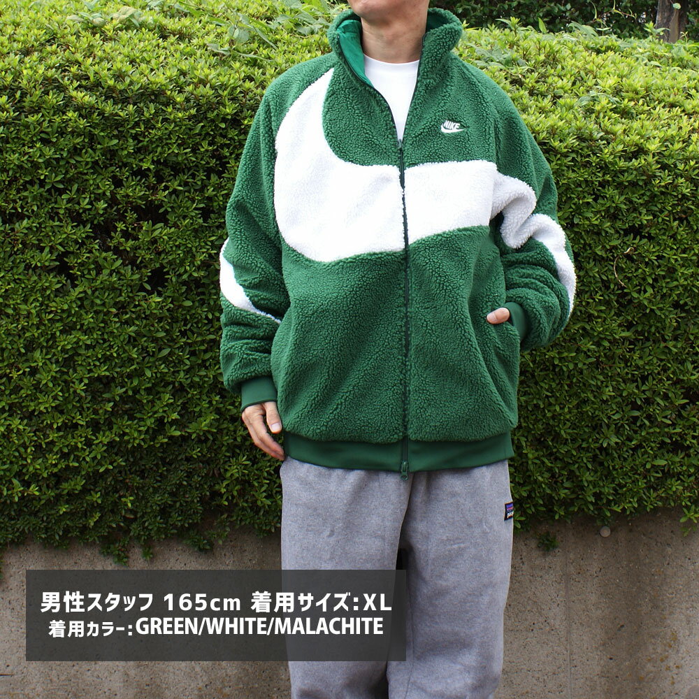 ナイキスポーツウェアスウッシュメンズフルジップリバーシブルボアジャケット/NikeSportswearSwooshMen'sFull-ZipReversibleJacket＜XS-3XL展開＞