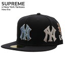 【本物 正規品】 新品 シュプリーム SUPREME x ニューヨーク ヤンキース New York Yankees Kanji New Era ニューエラ キャップ NAVY ネイビー 紺 メンズ