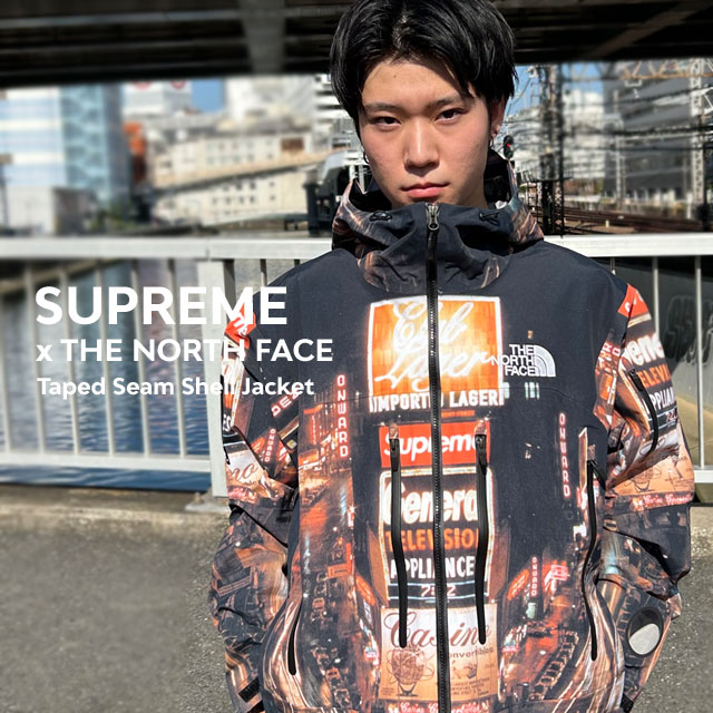 シュプリーム 【数量限定特別価格】 新品 シュプリーム SUPREME x ザ ノースフェイス THE NORTH FACE Taped Seam Shell Jacket ジャケット TIMES SQUARE メンズ