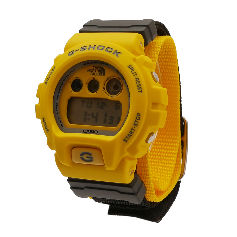 【本物・正規品】 新品 シュプリーム SUPREME x ザ ノースフェイス THE NORTH FACE x カシオ CASIO G-SHOCK DW-6900 Gショック 腕時計 YELLOW イエロー メンズ レディース 3