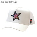 【本物 正規品】 新品 ヨシノリコタケ YOSHINORI KOTAKE x バーニーズ ニューヨーク BARNEYS NEWYORK BLACK LINE SPANGLE STAR MESH CAP キャップ WHITE ホワイト 白 メンズ