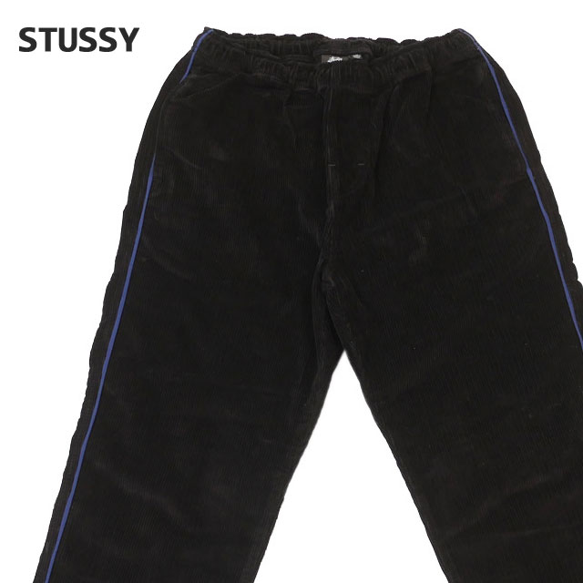 【本物・正規品】 新品 ステューシー STUSSY Corduroy Relaxed Pant イージーパンツ BLACK ブラック 黒 メンズ