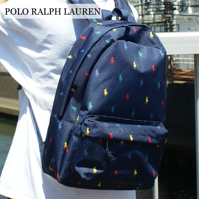 y{EKiz Vi | t[ POLO RALPH LAUREN Pony Backpack rbO|j[ obNpbN bN NAVY MULTI lCr[ }` Y fB[X LbY