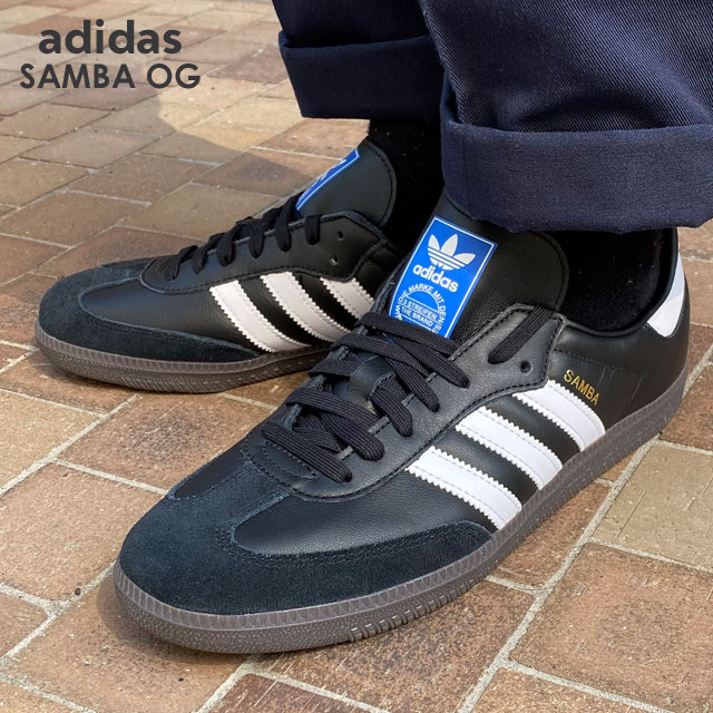 【ショップレビュー4.9超えの高評価】 【本物・正規品】 新品 アディダス adidas SAMBA OG サンバ スニーカー BLACK/WHITE/GUM5 ブラック 黒 B75807 メンズ 新作 スケート ファッション レディース 復刻 カジュアル クラシックのサムネイル