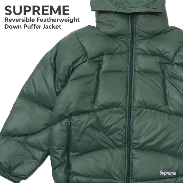 【ショップレビュー4.9超えの高評価】 【本物・正規品】 新品 シュプリーム SUPREME Reversible Featherweight Down Puffer Jacket リバーシブル ダウン ジャケット OLIVE オリーブ メンズ