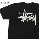 ステューシー ペアTシャツ 【本物・正規品】 新品 ステューシー STUSSY BASIC STUSSY TEE Tシャツ BLACK ブラック 黒 メンズ 新作
