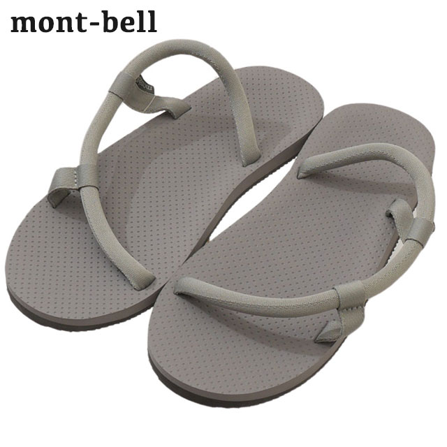 モンベル サンダル メンズ 【本物・正規品】 新品 モンベル mont-bell Sock-On Sandals ソックオンサンダル GRAY グレー メンズ レディース 1129476 メンズ アウトドア キャンプ 山登り ハイキング 新作 ETK024 39ショップ