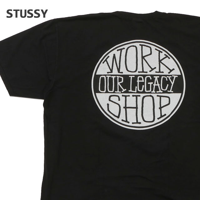 【本物・正規品】 新品 ステューシー STUSSY x アワーレガシー OUR LEGACY OL DOT PIG.DYED TEE ピグメント ダイ Tシャツ BLACK ブラック 新作