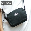 y{EKiz Vi Xe[V[ STUSSY CANVAS SIDE POUCH V_[obO TCh|[` BLACK ubN V