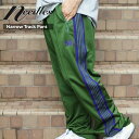 【本物 正規品】 新品 ニードルズ NEEDLES Narrow Track Pant Poly Smooth ナロー トラック パンツ IVY GREEN グリーン 新作 ニードルス ネペンテス ラインパンツ サイドライン ジャージ チョウチョ パピヨン ストリート