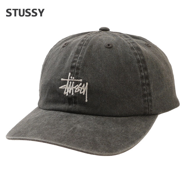 【本物・正規品】 新品 ステューシー STUSSY WASHED BASIC LOW PRO CAP キャップ CHARCOAL チャコール メンズ 新作