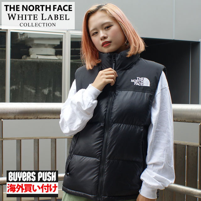 【本物・正規品】 新品 ザ ノースフェイス ホワイトレーベル THE NORTH FACE WHITE LABEL NV3NP55A NUPTSE ON BALL VEST ヌプシ ベスト BLACK ブラック メンズ レディース BUYERS PUSH