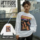 【本物 正規品】 新品 エッセンス essense x アティチュード ATTITUDE Mia L/S T-shirt 長袖Tシャツ ロンティー ロンT WHITE ホワイト 白 メンズ レディース