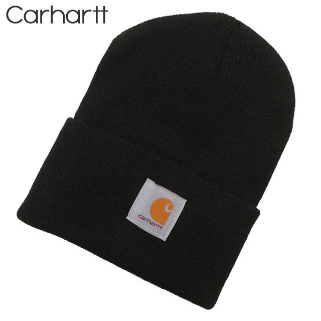 【本物・正規品】 新品 カーハート Carhartt A18 Knit Cuffed Beanie ニットキャップ ビーニー BLACK メンズ レディース ETF095