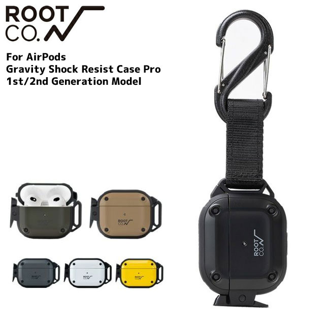 【本物・正規品】 新品 ルートコー ROOT CO. GSPA-44 AirPods/AirPods Pro Gravity Shock Resist Case Pro 1st/2nd Generation エアポッズケース