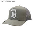 【本物 正規品】 新品 ヨシノリコタケ YOSHINORI KOTAKE x ビームスゴルフ BEAMS GOLF BG LOGO MESH CAP ロゴ メッシュ キャップ メンズ レディース 新作 トラッカー