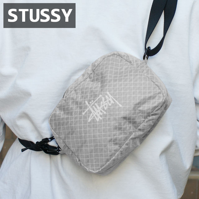 y{EKiz Vi Xe[V[ STUSSY RIPSTOP OVERLAY SIDE POUCH V_[obO TCh|[` Y V