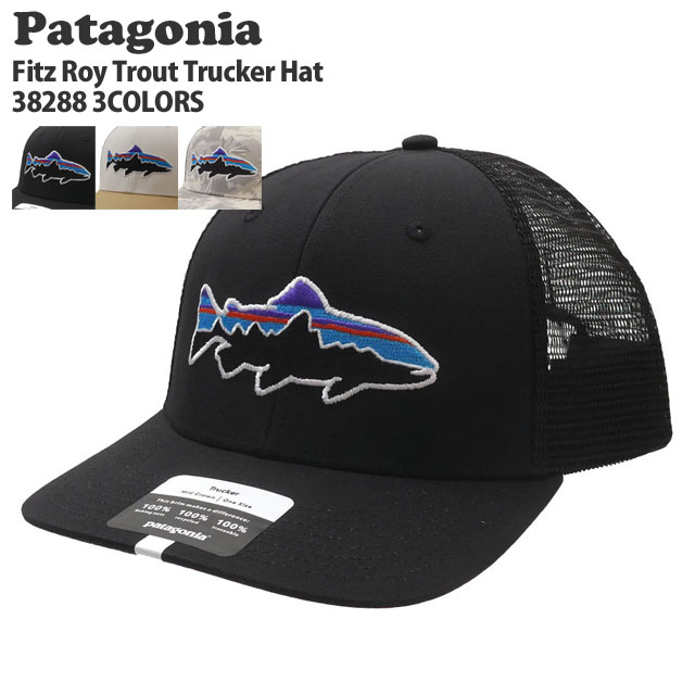 【本物 正規品】 24SS新作追加 新品 パタゴニア Patagonia Fitz Roy Trout Trucker Hat フィッツロイ トラウト トラッカー ハット キャップ 38288 メンズ レディース アウトドア キャンプ 新作