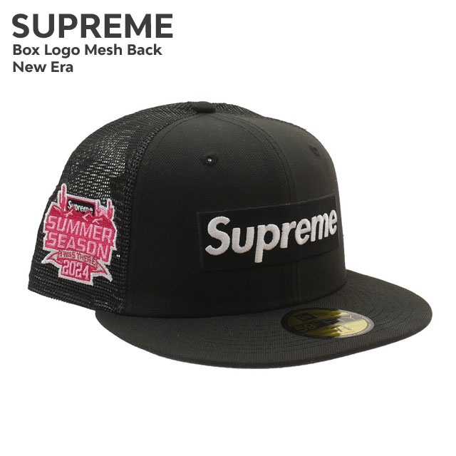 楽天essense【本物・正規品】 新品 シュプリーム SUPREME 24SS Box Logo Mesh Back New Era ボックスロゴ ニューエラ キャップ メンズ レディース 2024SS 新作 ストリート スケート スケーター