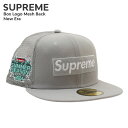 【本物 正規品】 新品 シュプリーム SUPREME 24SS Box Logo Mesh Back New Era ボックスロゴ ニューエラ キャップ メンズ レディース 2024SS 新作 ストリート スケート スケーター