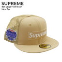 【本物 正規品】 新品 シュプリーム SUPREME 24SS Box Logo Mesh Back New Era ボックスロゴ ニューエラ キャップ メンズ レディース 2024SS 新作 ストリート スケート スケーター