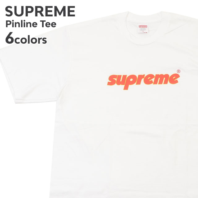 シュプリーム 【本物・正規品】 新品 シュプリーム SUPREME 24SS Pinline Tee ピンライン Tシャツ メンズ レディース 2024SS 新作 ストリート スケート スケーター