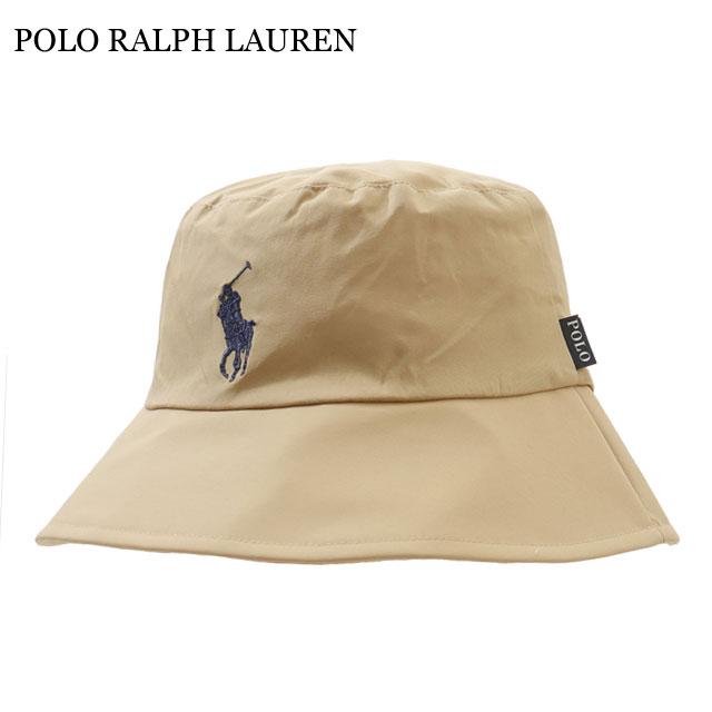 楽天essense【本物・正規品】 新品 ポロ ラルフローレン POLO RALPH LAUREN レインハット ポロポニー バケットハット 遮光ハット メンズ レディース 23-119-13292-02 ETF089