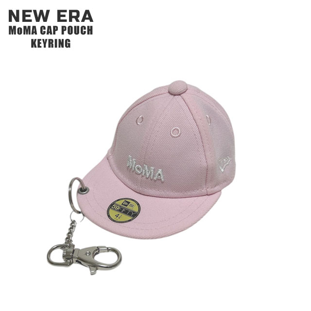 【本物・正規品】 新品 ニューエラ NEW ERA x モマ MoMA LOGO CAP POUCH KEYRING ポーチ キーホルダー キーチェーン PINK ETF088