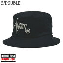 【本物・正規品】 新品 エスダブル S/DOUBLE SHAWN SCRIPT BUCKET HAT バケットハット BLACK メンズ BUYERS PUSH