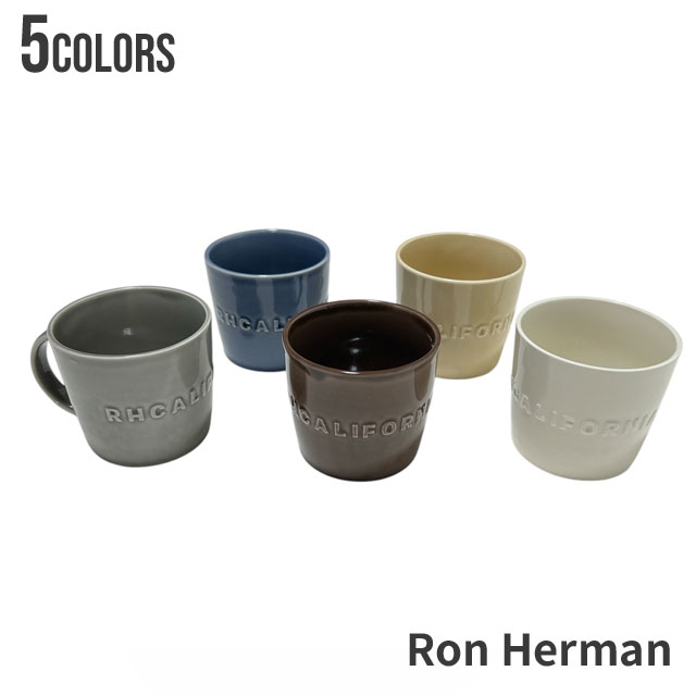 【本物・正規品】 新品 ロンハーマン Ron Herman RH California Emboss Logo Mug マグカップ メンズ レディース 新作 ビーチスタイル サーフ アメカジ カフェ プレゼントのサムネイル