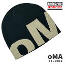 【本物・正規品】 新品 オーマデザインスタジオ oMA DESIGN STUDIOS JUMBO LOGO SKULL CAP スカルキャップ ビーニー ニット...